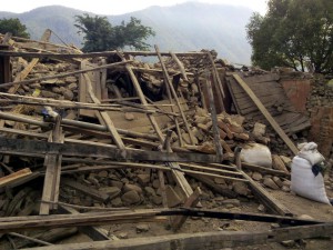 Nach dem Erdbeben
